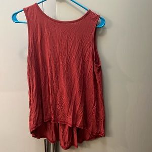 Ethereal blousy tie back tank top